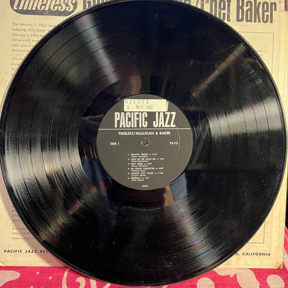 Gerry Mulligan - Timeless | Excellent (EX) Excellent (EX) - JAZZ / USED *EXCELLENT+*
