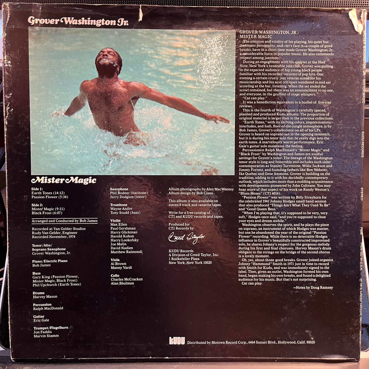 Grover Washington, Jr. - Mister Magic *STEREO* | Excellent (EX) Very Good Plus (VG+) - JAZZ / USED *EXCELLENT+*