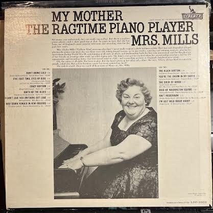 My Mother-The Ragtime Piano Player (VINYL) *PROMO* | Excellent+ (EX+) Excellent+ (EX+) - JAZZ / USED *EXCELLENT+*
