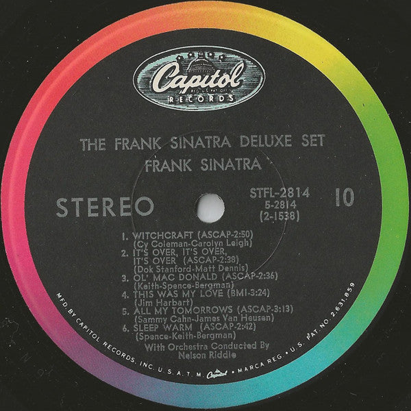 The Frank Sinatra Deluxe Set (VINYL BOX SET) | Excellent+ (EX+) Excellent (EX) - JAZZ / USED *EXCELLENT+*