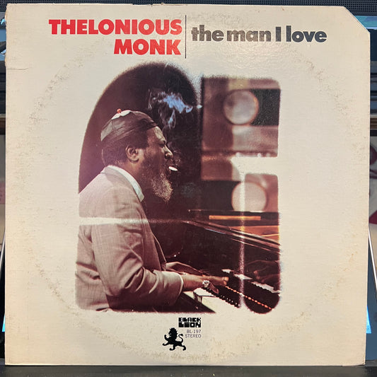 Thelonious Monk The Man I Love LP Excellent (EX) Very Good Plus (VG+)