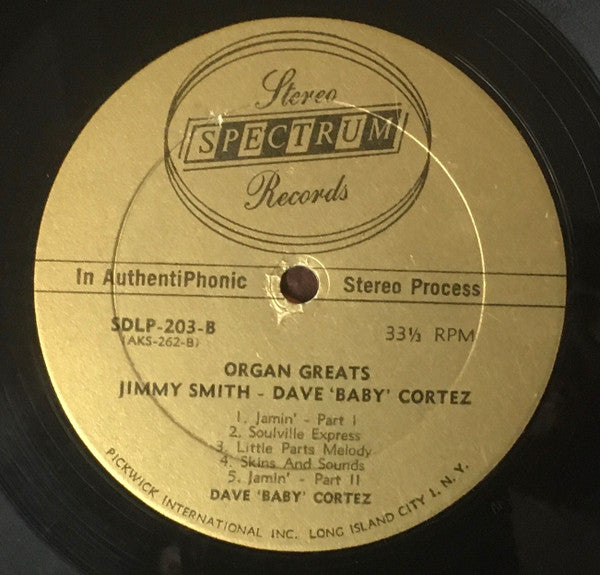 Jimmy Smith - Organ Greats | Excellent (EX) Near Mint (NM) - JAZZ / USED *EXCELLENT+*
