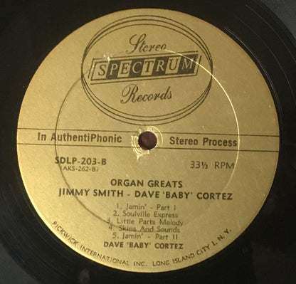 Jimmy Smith - Organ Greats | Excellent (EX) Near Mint (NM) - JAZZ / USED *EXCELLENT+*