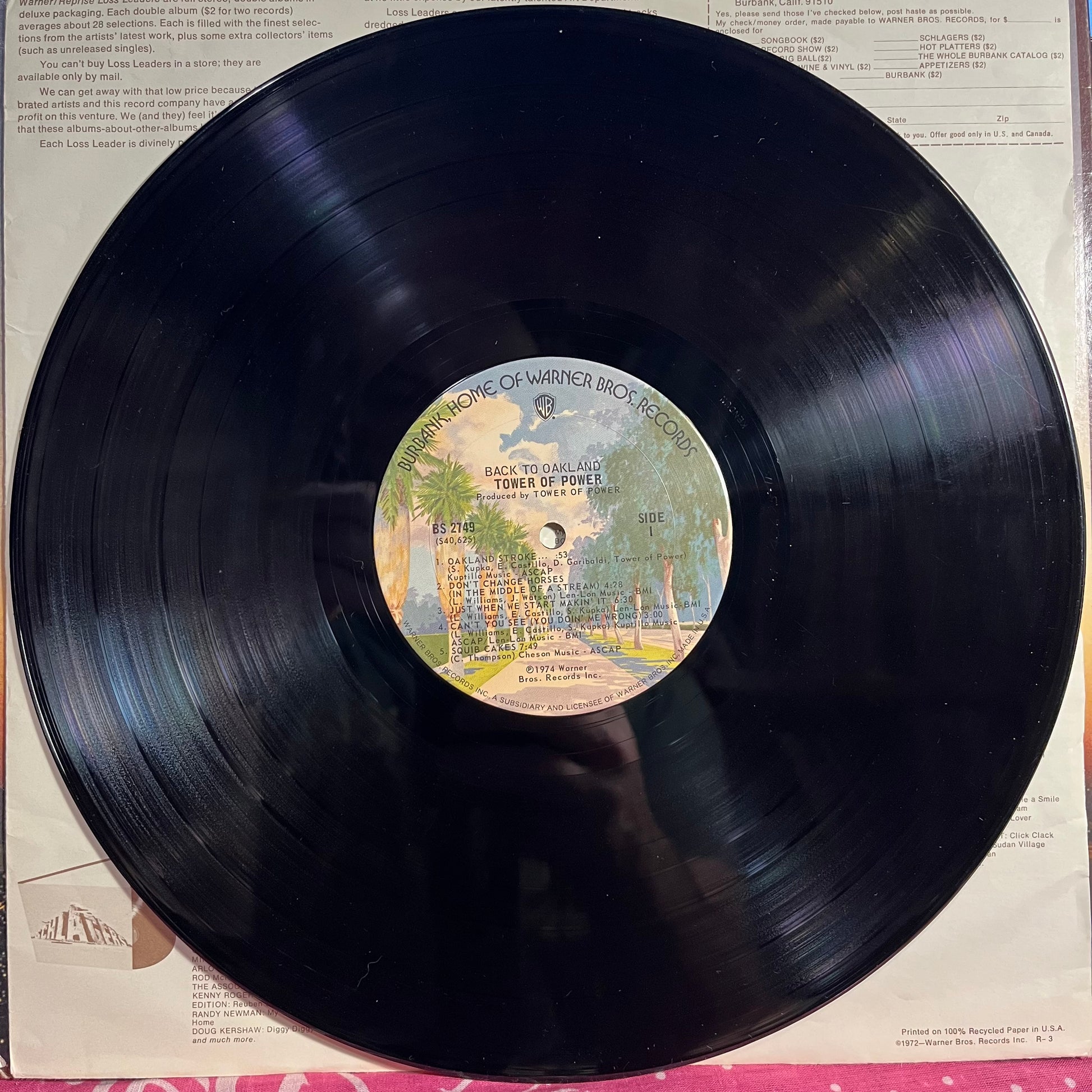 Tower Of Power - Back To Oakland *TERRE HAUTE* | Excellent (EX) Very Good Plus (VG+) - JAZZ / USED *EXCELLENT+*