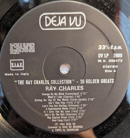 Ray Charles - The Ray Charles Collection - 20 Golden Greats *ITALIAN PRESS* | Excellent (EX) Near Mint (NM) - JAZZ / USED *EXCELLENT+*