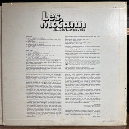 Talk To The People (VINYL) | Excellent+ (EX+) Excellent (EX) - JAZZ / USED *EXCELLENT+*