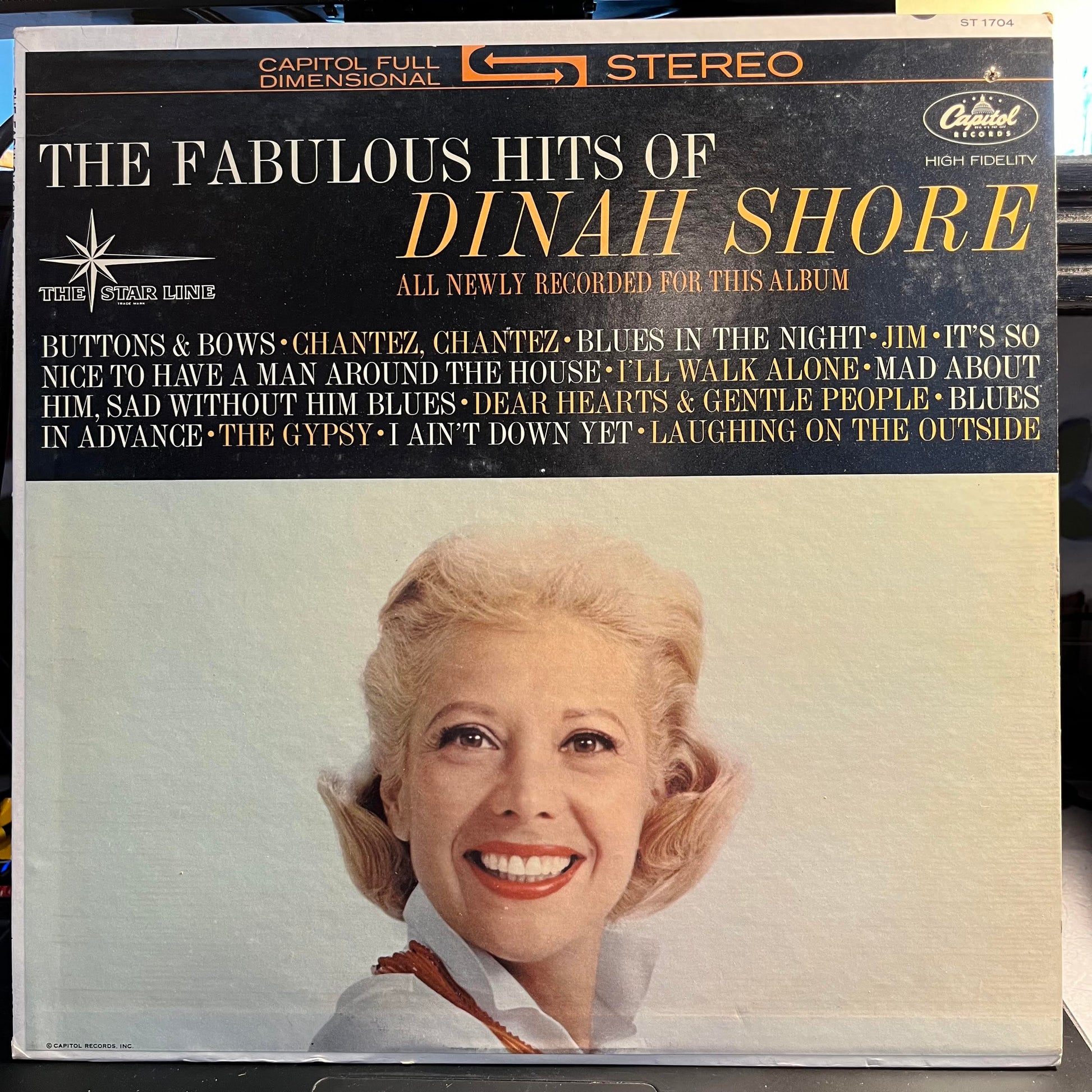 Dinah Shore - The Fabulous Hits Of Dinah Shore | Excellent (EX) Near Mint (NM) - JAZZ / USED *EXCELLENT+*