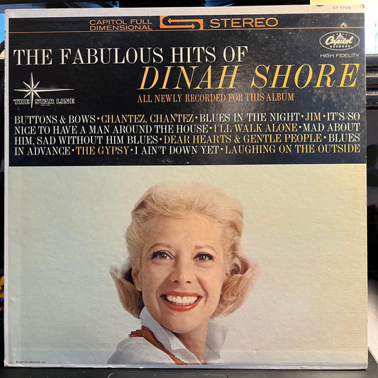 Dinah Shore - The Fabulous Hits Of Dinah Shore | Excellent (EX) Near Mint (NM) - JAZZ / USED *EXCELLENT+*