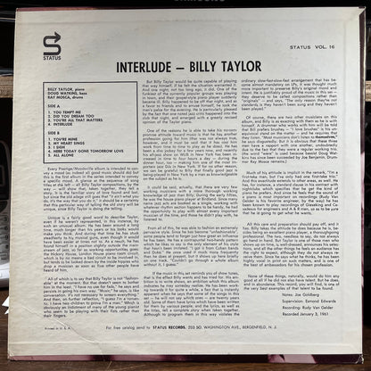 Interlude (VINYL) | Excellent+ (EX+) Near Mint (NM) - JAZZ / USED *EXCELLENT+*