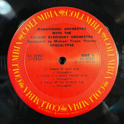Mahavishnu Orchestra - Apocalypse | Excellent (EX) Near Mint (NM) - JAZZ / USED *EXCELLENT+*