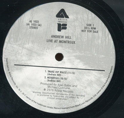 Andrew Hill - Live At Montreux | Excellent (EX) Very Good Plus (VG+) - JAZZ / USED *EXCELLENT*