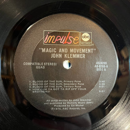 Magic And Movement (VINYL) | Excellent (EX) Excellent+ (EX+) - JAZZ / USED *EXCELLENT*