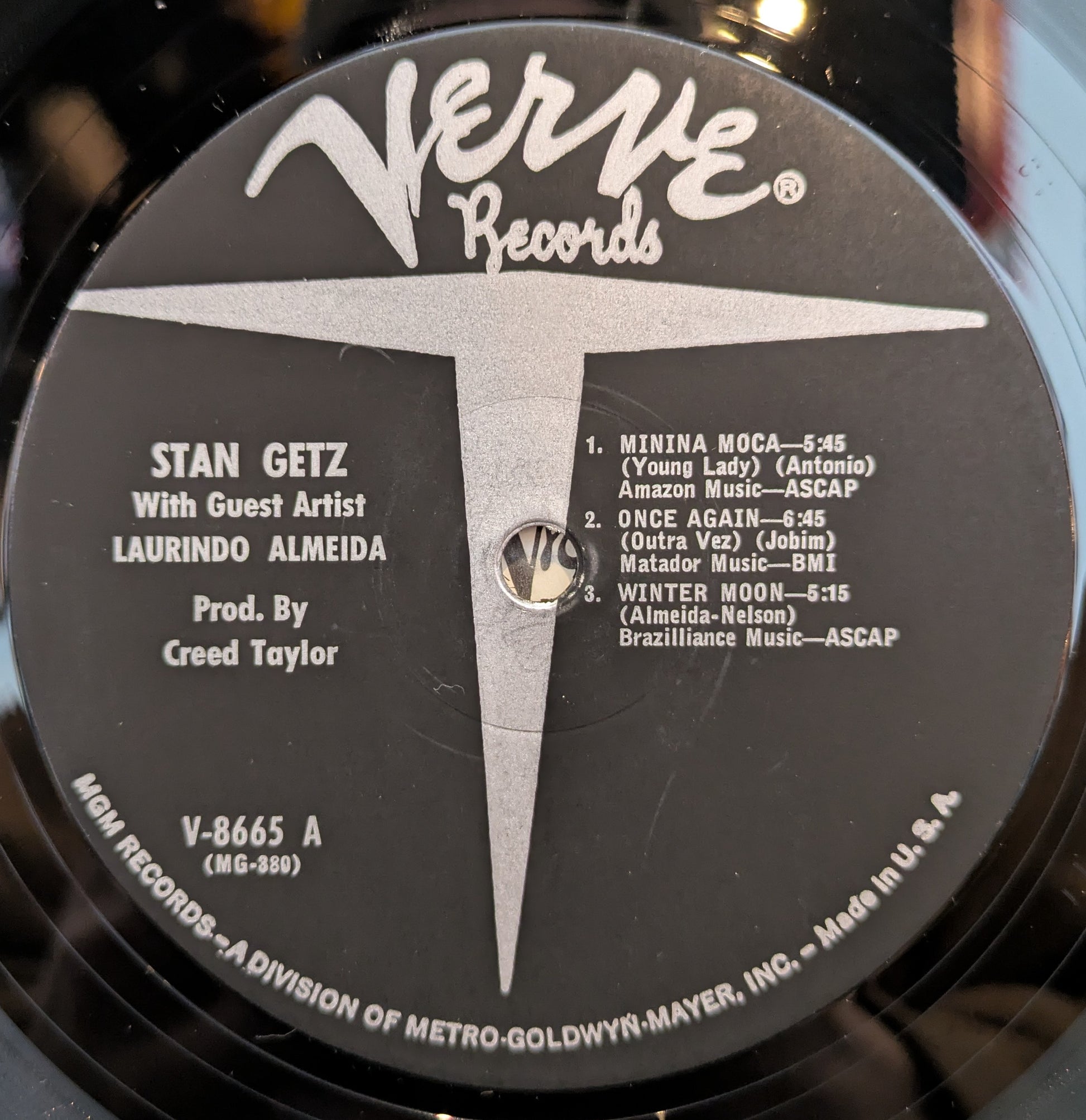 Stan Getz With Guest Artist Laurindo Almeida (VINYL) | Excellent (EX) Excellent (EX) - JAZZ / USED *EXCELLENT*