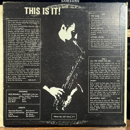This Is It! (LP) | Excellent (EX) Very Good Plus (VG+) - JAZZ / USED *EXCELLENT*