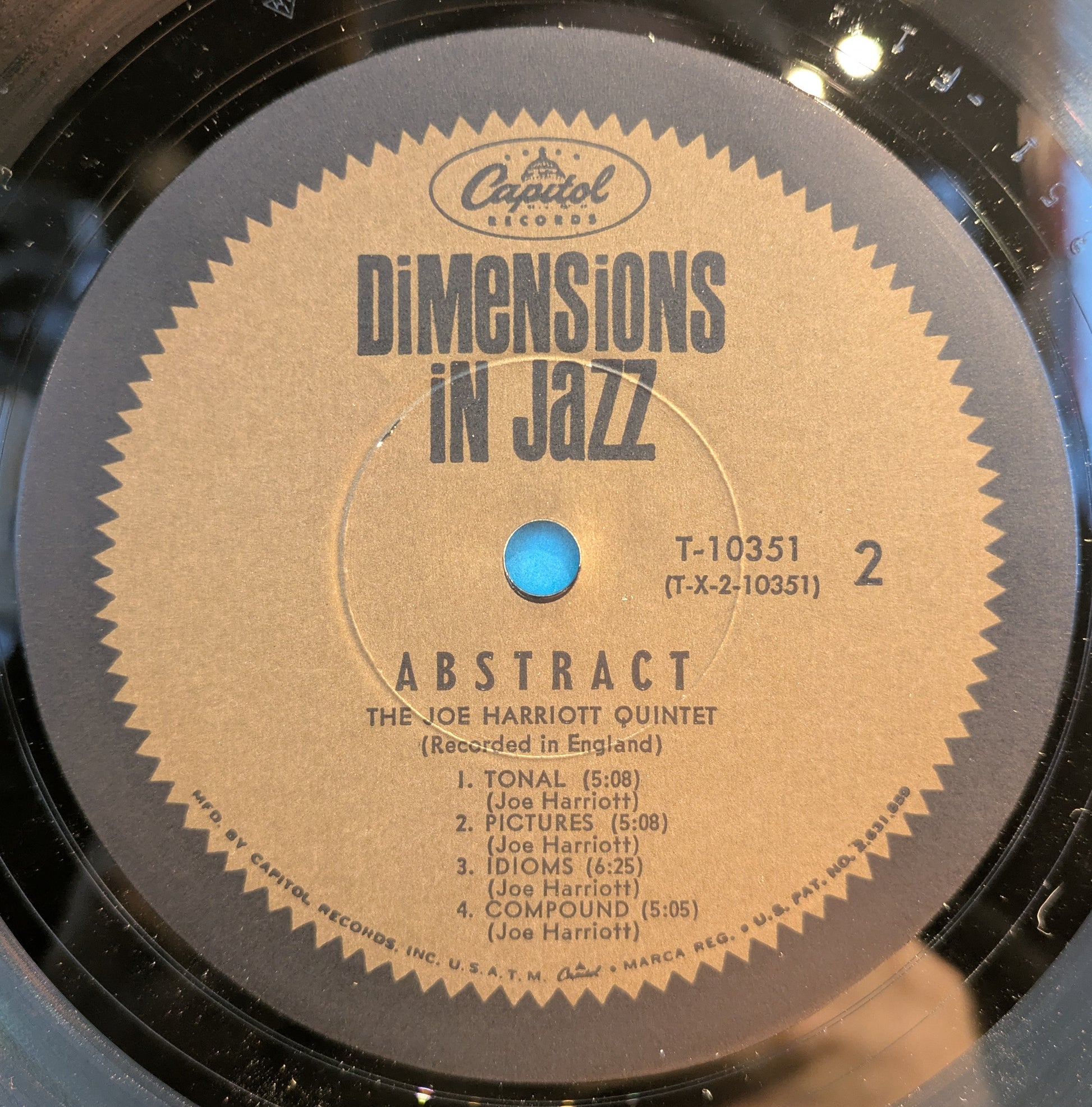 Abstract (VINYL) | Excellent (EX) Very Good Plus (VG+) - JAZZ / USED *EXCELLENT*