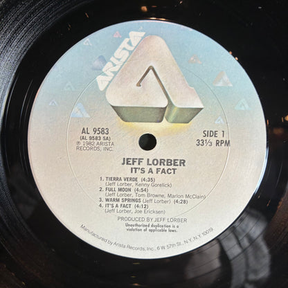 It's A Fact (VINYL) | Excellent (EX) Excellent (EX) - JAZZ / USED *EXCELLENT*