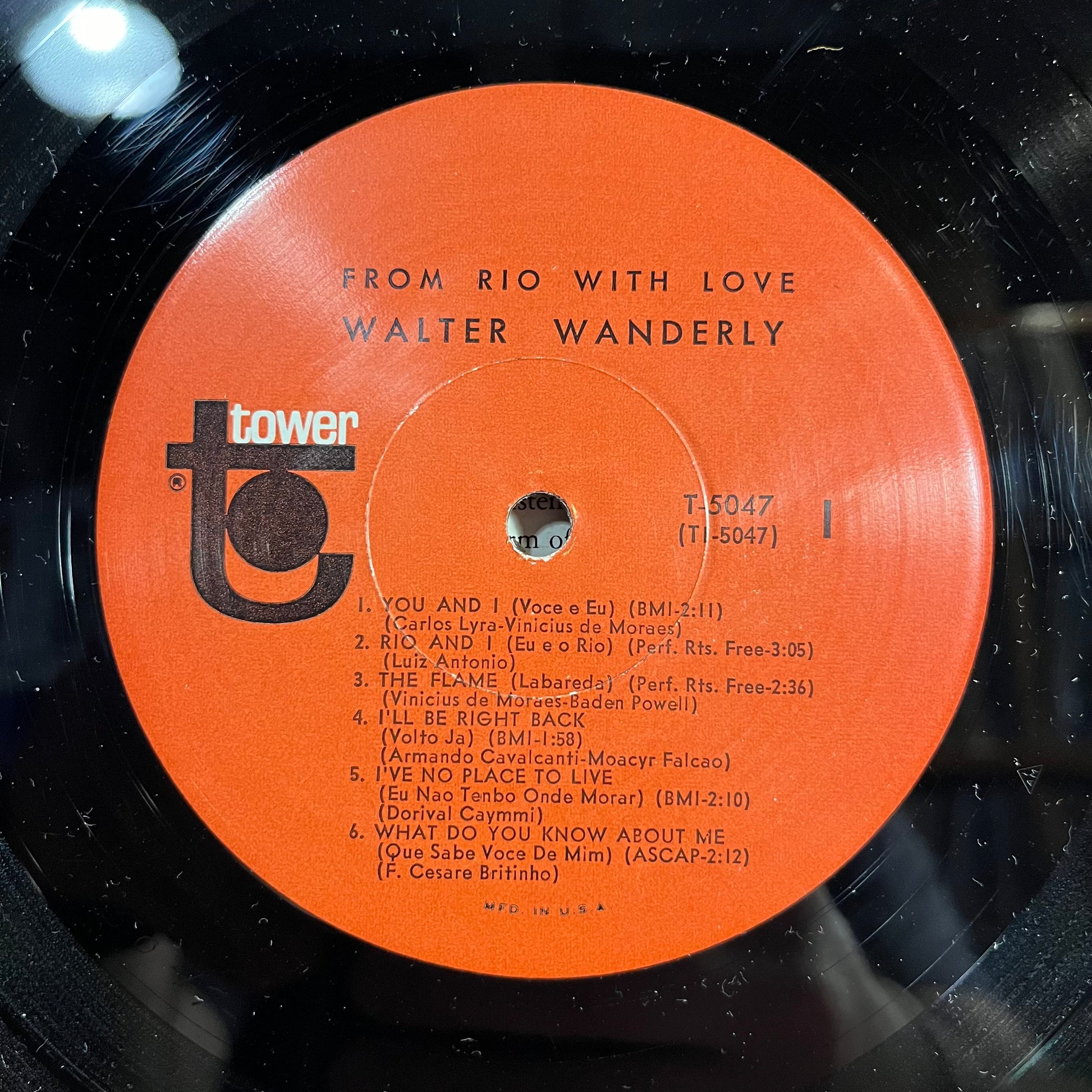 Walter Wanderley - From Rio With Love *MONO* | Excellent (EX) Excellent (EX) - JAZZ / USED *EXCELLENT*