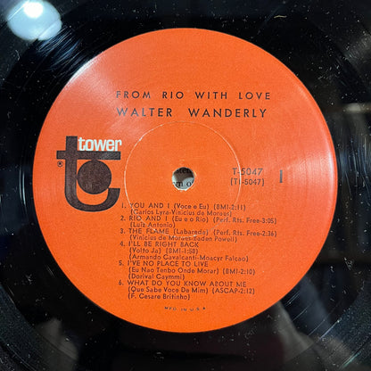 Walter Wanderley - From Rio With Love *MONO* | Excellent (EX) Excellent (EX) - JAZZ / USED *EXCELLENT*