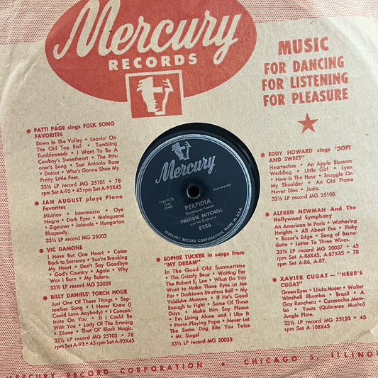 Perfidia / Delicado (10" 78RPM RECORD) | Excellent (EX) Excellent (EX) - JAZZ / USED *EXCELLENT*