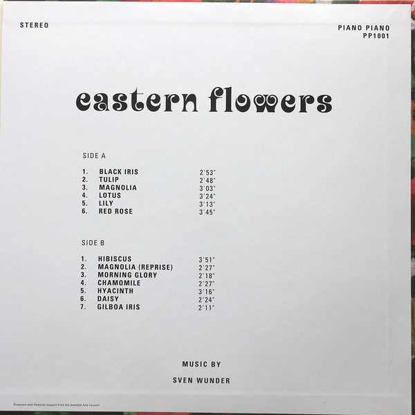 Sven Wunder - Eastern Flowers (VINYL LP) | USED - JAZZ / USED *EXCELLENT*