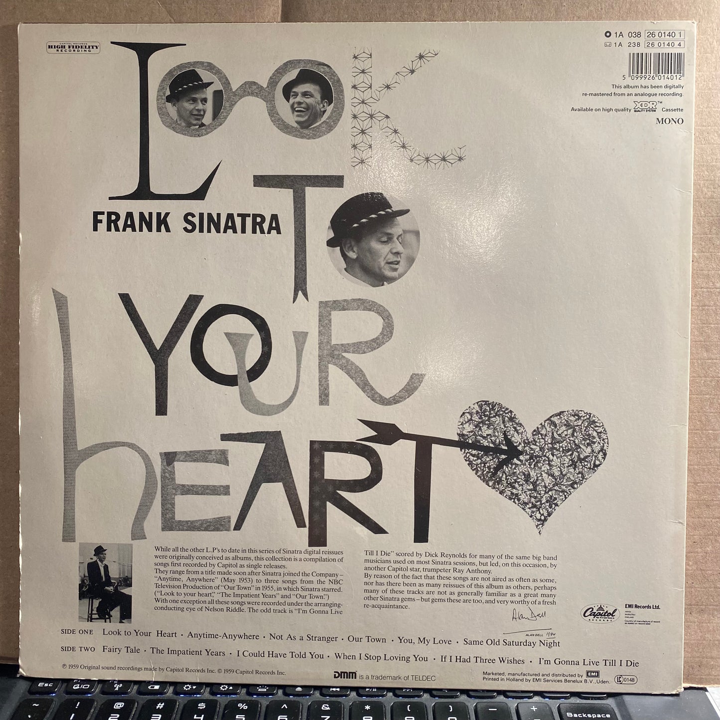 Frank Sinatra - Look To Your Heart *DMM / EU PRESS* | Excellent (EX) Excellent (EX) - JAZZ / USED *EXCELLENT*