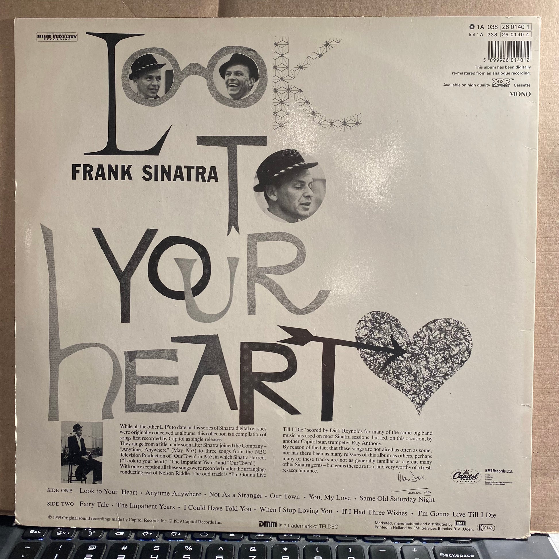 Frank Sinatra - Look To Your Heart *DMM / EU PRESS* | Excellent (EX) Excellent (EX) - JAZZ / USED *EXCELLENT*