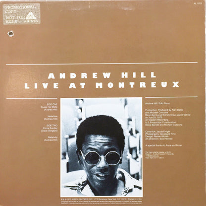 Andrew Hill - Live At Montreux | Excellent (EX) Very Good Plus (VG+) - JAZZ / USED *EXCELLENT*