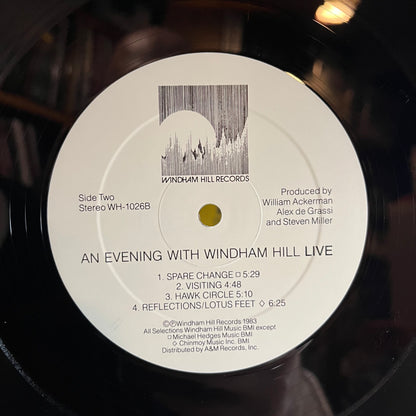 An Evening With Windham Hill Live (VINYL) | Excellent (EX) Near Mint (NM) - JAZZ / USED *EXCELLENT*