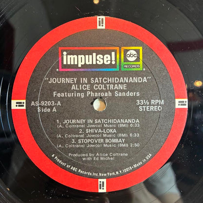 Alice Coltrane - Journey in Satchidananda (Vinyl) | Excellent (EX) Very Good (VG) - JAZZ / USED *EXCELLENT*