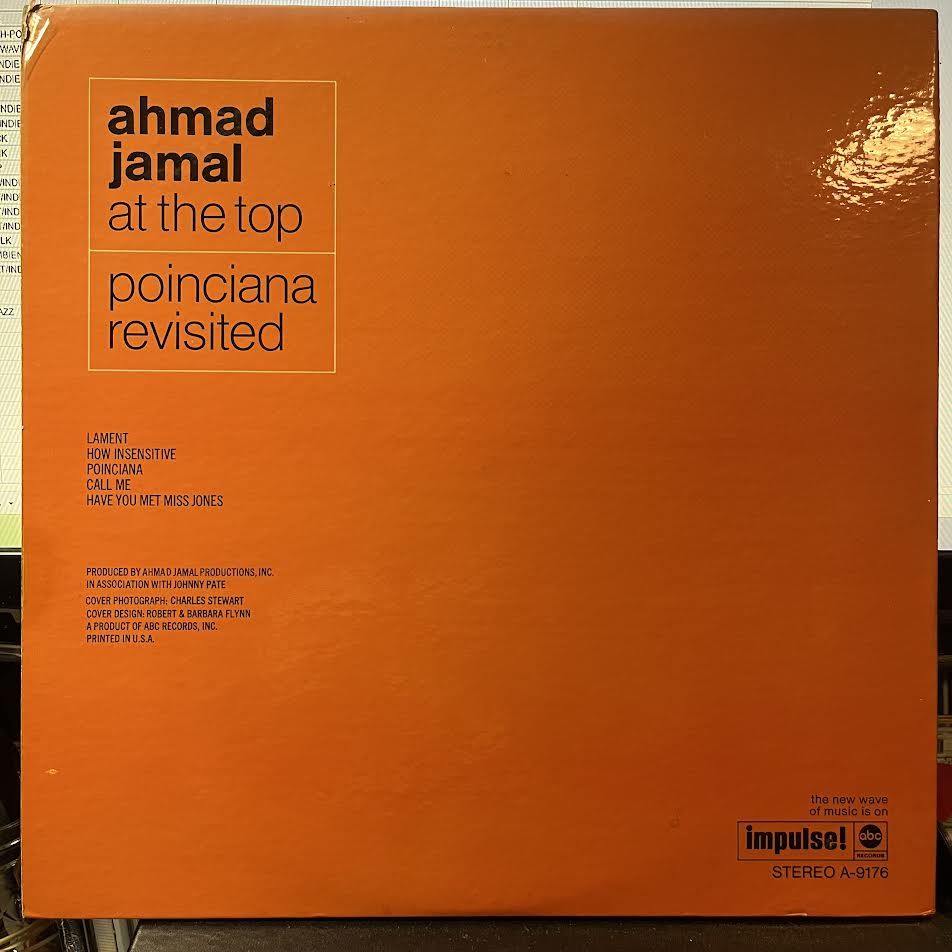 At The Top: Poinciana Revisited (VINYL) | Excellent (EX) Excellent (EX) - JAZZ / USED *EXCELLENT*