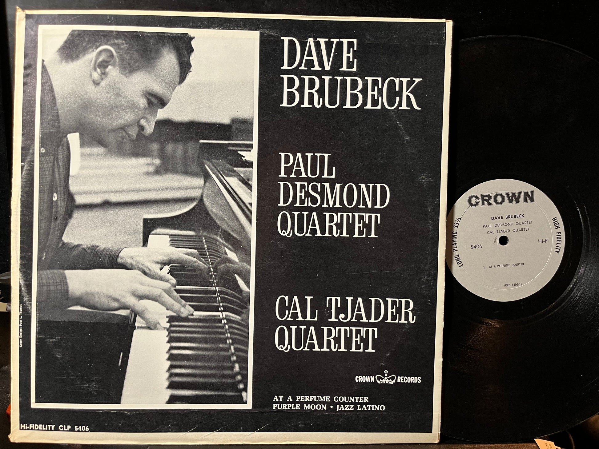 The Dave Brubeck Quartet - Dave Brubeck Quartet, Paul Desmond Quartet, Cal Tjader (VINYL) | Excellent (EX) Excellent (EX) - JAZZ / USED *EXCELLENT*