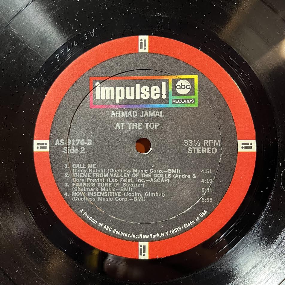 At The Top: Poinciana Revisited (VINYL) | Excellent (EX) Excellent (EX) - JAZZ / USED *EXCELLENT*