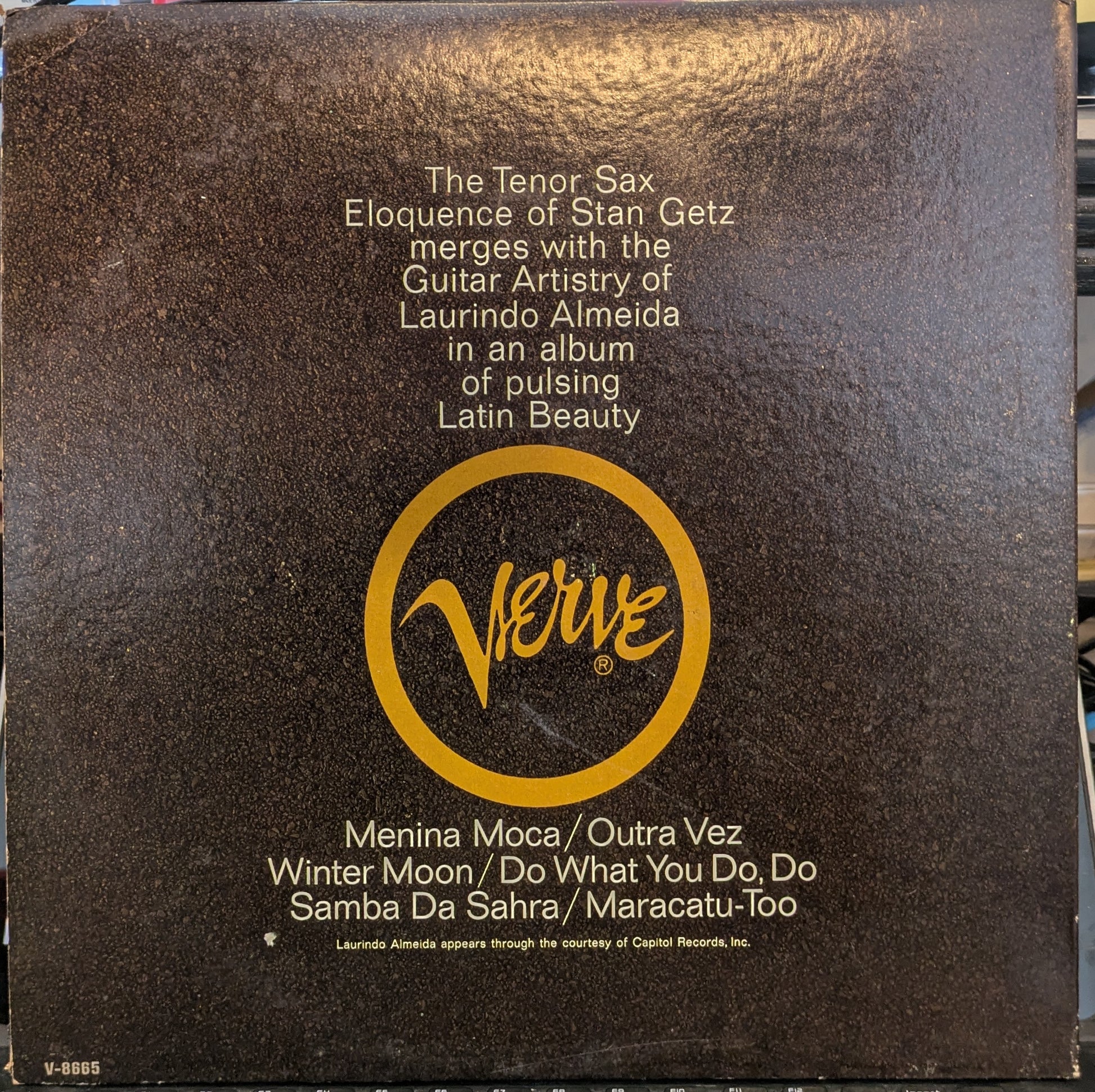 Stan Getz With Guest Artist Laurindo Almeida (VINYL) | Excellent (EX) Excellent (EX) - JAZZ / USED *EXCELLENT*