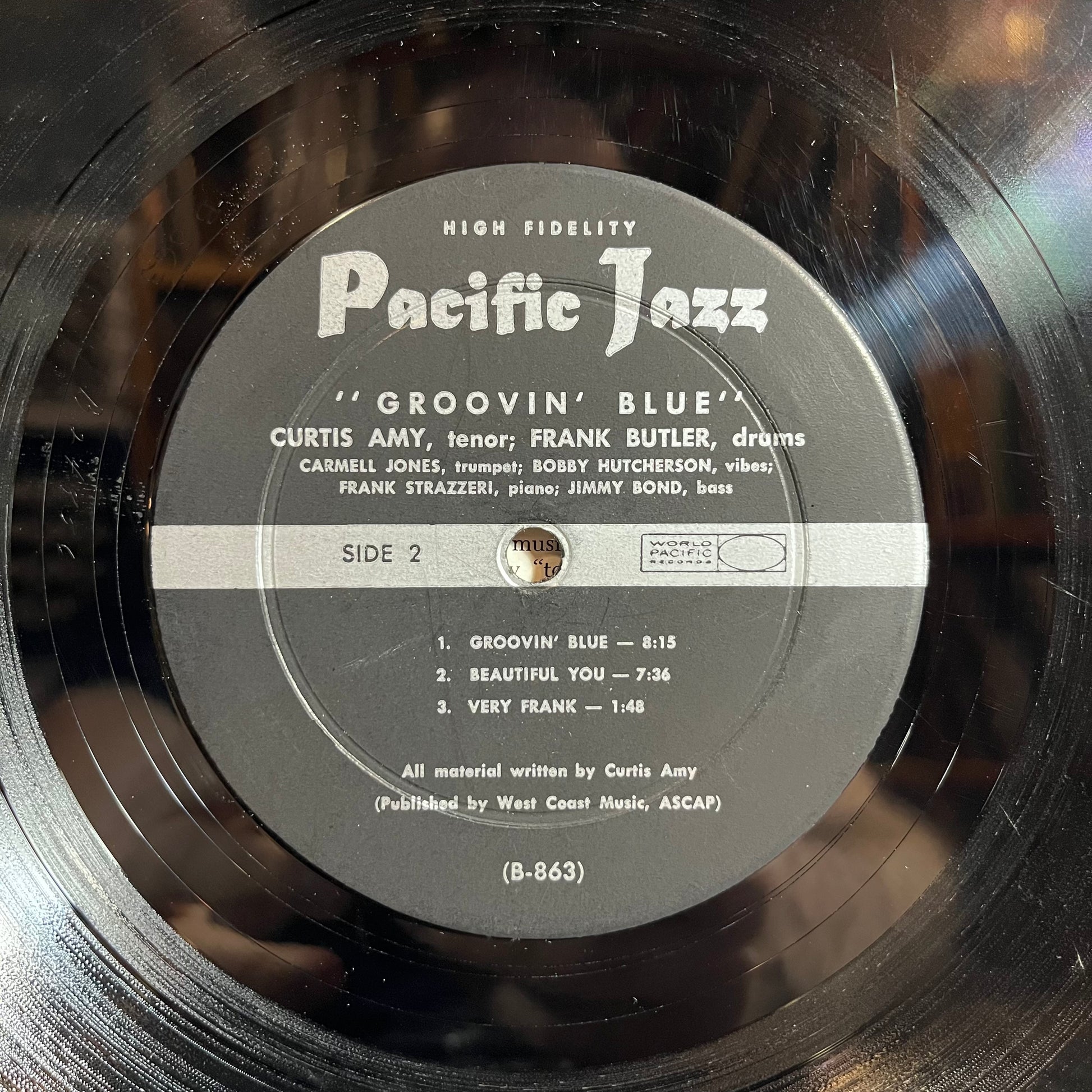 Groovin' Blue (VINYL) | Good Plus Plus (G++) Good Plus (G+) - JAZZ / USED *GOOD++*
