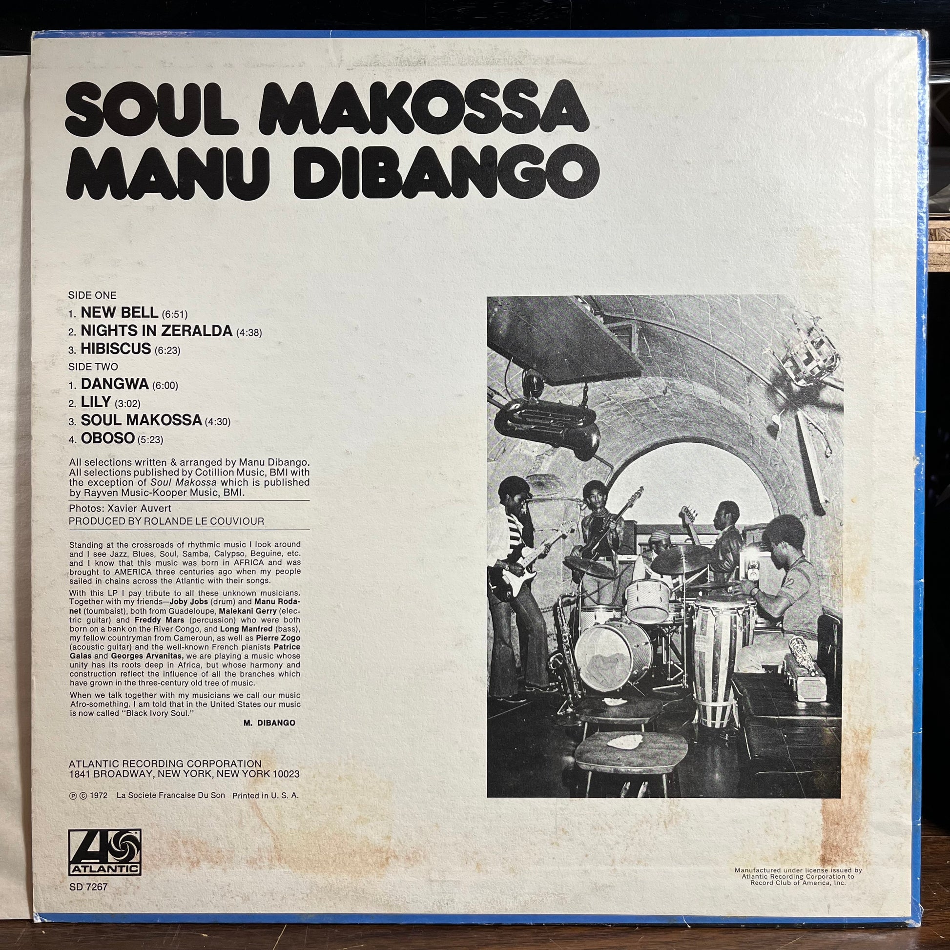 Soul Makossa (VINYL) | Good Plus (G+) Excellent (EX) - JAZZ / USED *GOOD+*