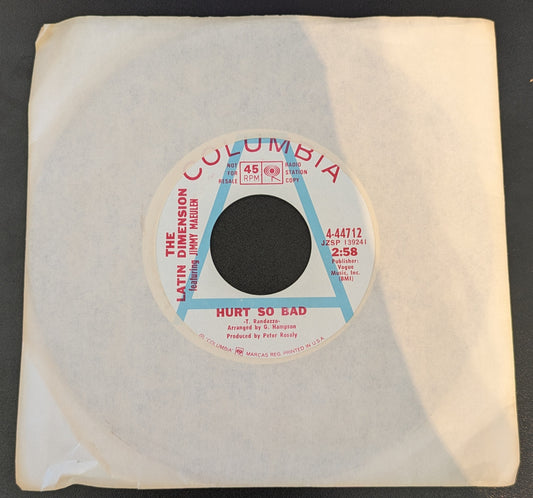 Hurt So Bad / Don't Touch Me (7") | Near Mint- (NM-) Generic - JAZZ / USED *NEAR MINT-*