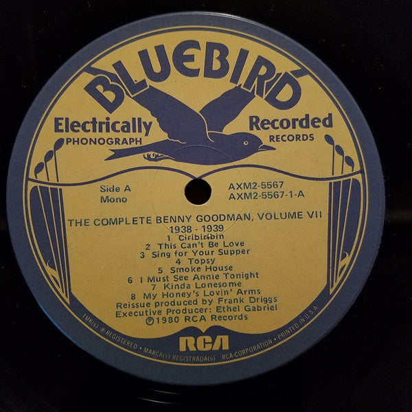 The Complete Benny Goodman, Volume VII / 1938-1939 (2xVINYL) | Near Mint (NM) Very Good Plus (VG+) - JAZZ / USED *NEAR MINT-*