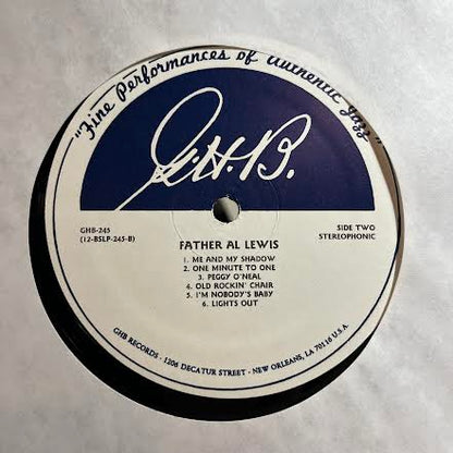 Father Al Lewis (VINYL) | Near Mint- (NM-) Excellent+ (EX+) - JAZZ / USED *NEAR MINT-*