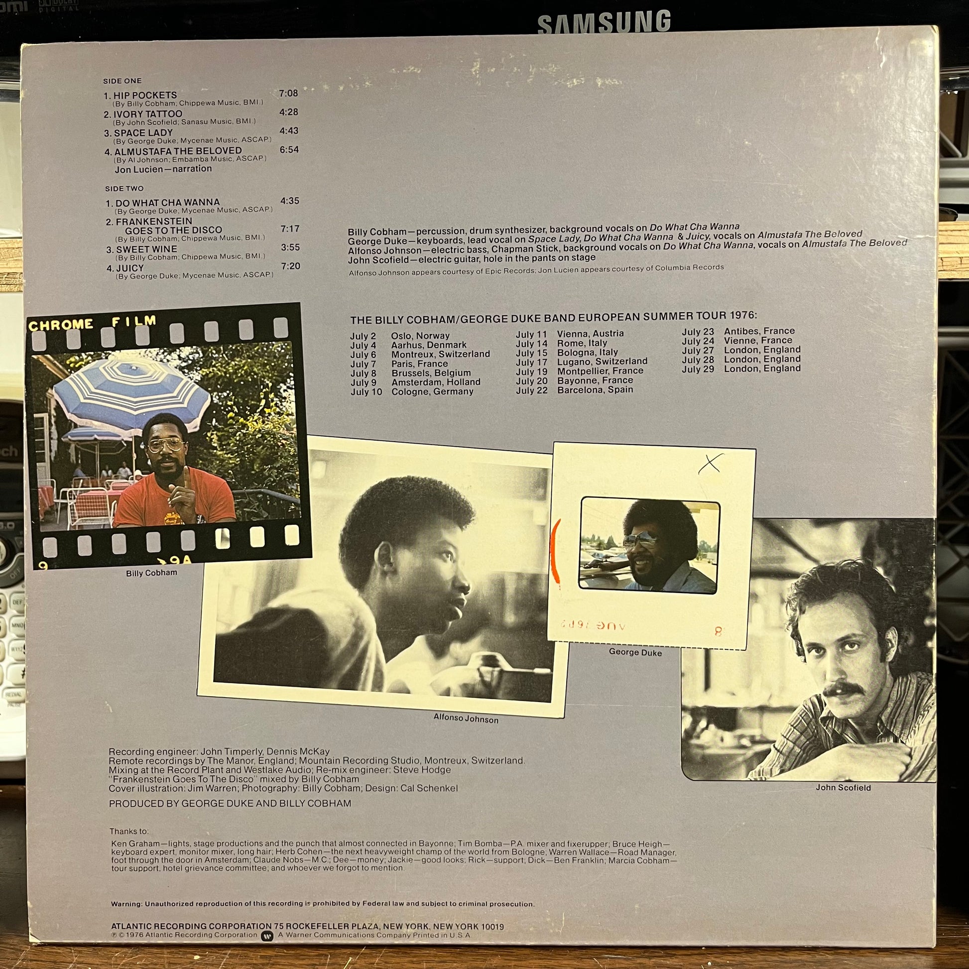 "Live" On Tour In Europe (LP) | NEAR MINT MINUS (NM-) Excellent (EX) - JAZZ / USED *NEAR MINT-*