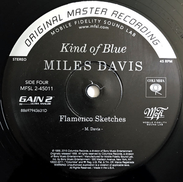 Kind Of Blue (2xVINYL BOX SET / MFSL) | Near Mint- (NM-) Near Mint- (NM-) - JAZZ / USED *NEAR MINT-*