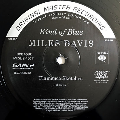 Kind Of Blue (2xVINYL BOX SET / MFSL) | Near Mint- (NM-) Near Mint- (NM-) - JAZZ / USED *NEAR MINT-*