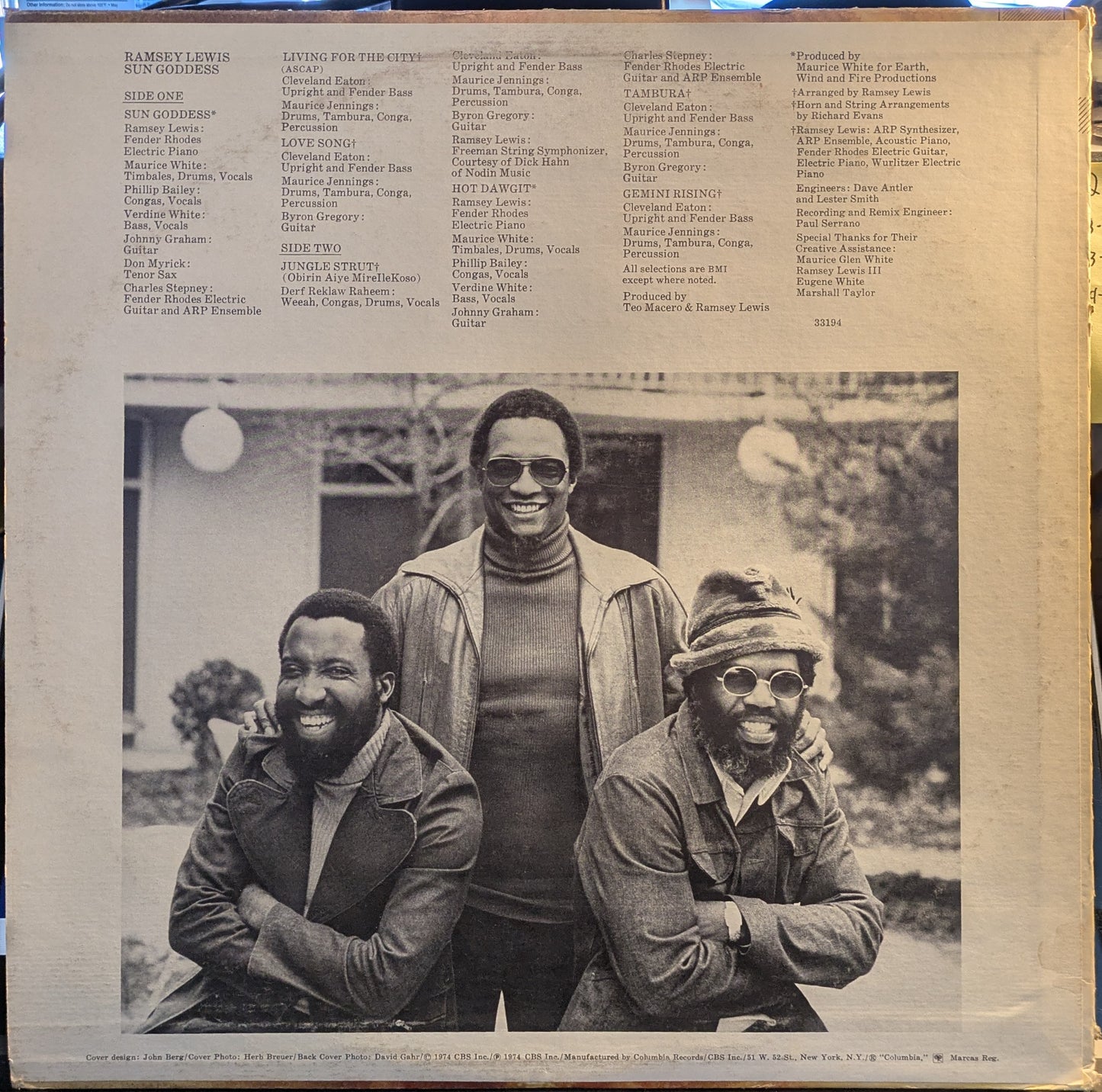 Sun Goddess (VINYL) | Near Mint (NM) Very Good Plus (VG+) - JAZZ / USED *NEAR MINT-*