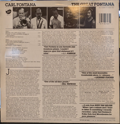 The Great Fontana (VINYL) | Near Mint (NM) Near Mint (NM) - JAZZ / USED *NEAR MINT-*