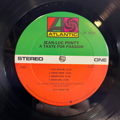 A Taste For Passion (VINYL) | Near Mint- (NM-) Near Mint- (NM-) - JAZZ / USED *NEAR MINT-*