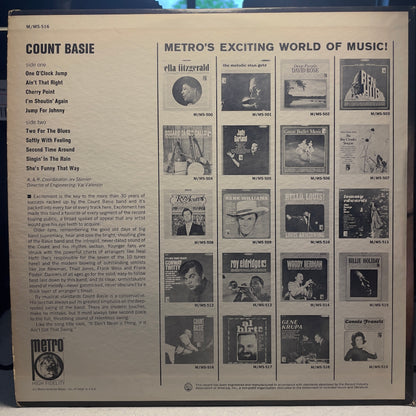 Count Basie (LP) | NEAR MINT MINUS (NM-) Excellent+ (EX+) - JAZZ / USED *NEAR MINT-*