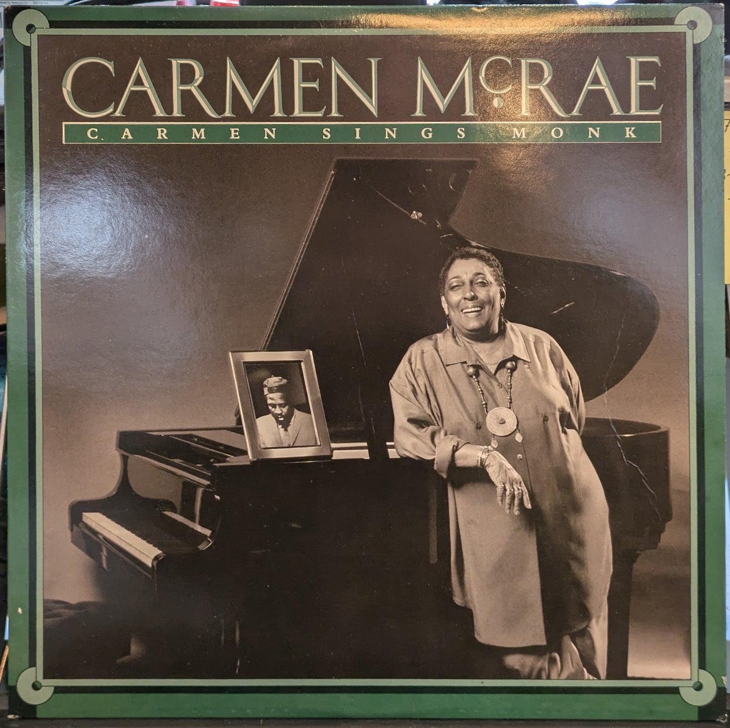 Carmen Sings Monk (VINYL) | Near Mint (NM) Near Mint (NM) - JAZZ / USED *NEAR MINT-*