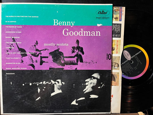 Benny Goodman - Mostly Sextets (VINYL) | Near Mint (NM or M-) Excellent (EX) - JAZZ / USED *NEAR MINT-*