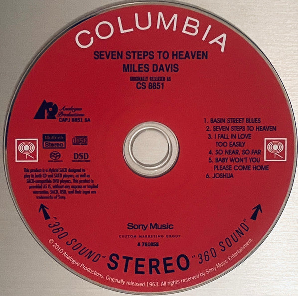 Miles Davis - Seven Steps To Heaven | Near Mint (NM) Near Mint (NM) - JAZZ / USED *NEAR MINT* SACD