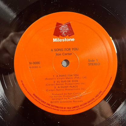 A Song For You (LP) | Near Mint (NM) Near Mint (NM) - JAZZ / USED *NEAR MINT / UK VINYL*