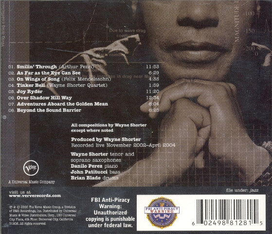 Wayne Shorter Quartet - Beyond The Sound Barrier (CD) | Near Mint (NM) Near Mint (NM) - JAZZ / USED *NEAR MINT*